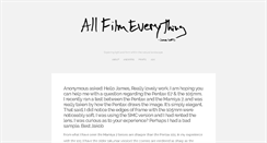 Desktop Screenshot of allfilmeverything.com